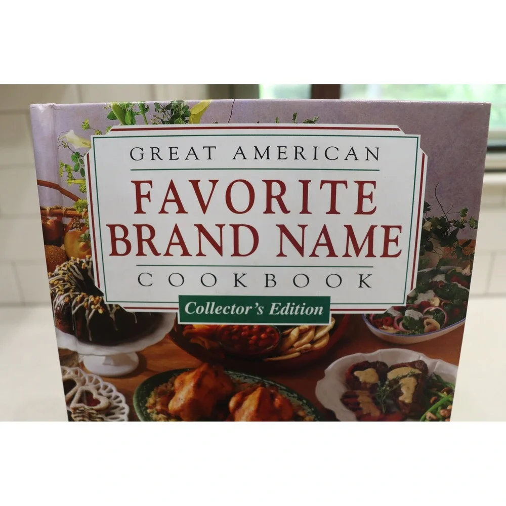 Great American Favorite Brand Name Cookbook Collector's Edition Gold Gilt Edges